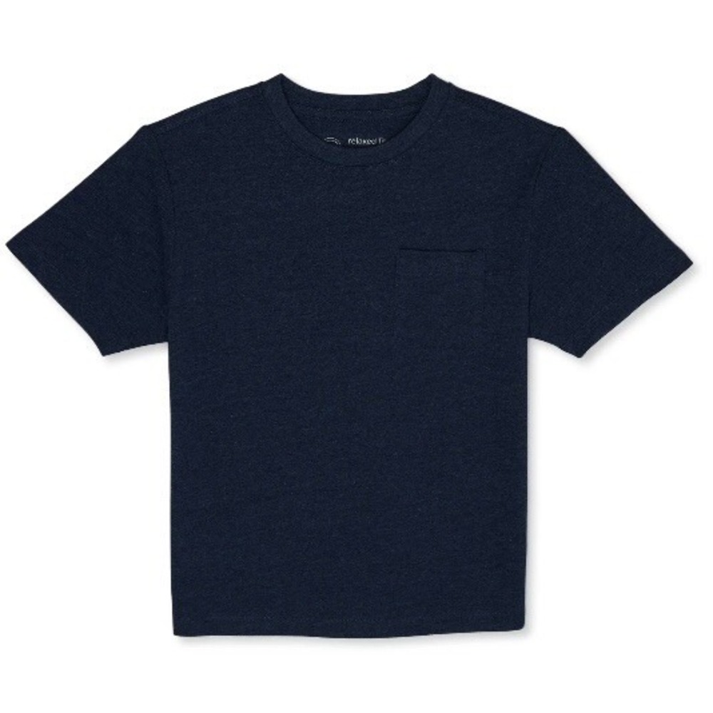 Wonder Nation Boys Pocket Tee with Short Sleeves Medium 8 New with Tags Blue